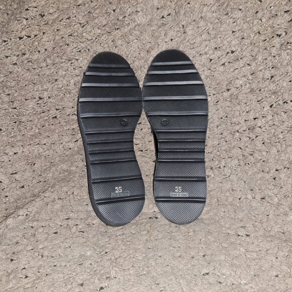 NERO GIARDINI-Black Patent Leather Studded Loafers-ITALY-Size 35-NEW/NO BOX - Picture 8 of 8